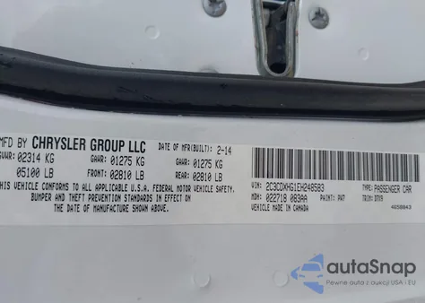 2014 Dodge Charger Sxt from USA, damaged, VIN 2C3CDXHG1EH248583